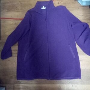 Purple Zip-Up Jacket